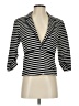 Laundry by Shelli Segal Stripes Black Blazer Size 2 - photo 1