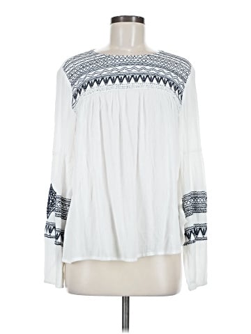 Blue Rain Long Sleeve Blouse (view 1)