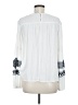 Blue Rain White Long Sleeve Blouse Size M - photo 2