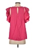 Glam Pink Short Sleeve Blouse Size S - photo 2