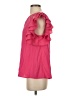 Glam Pink Short Sleeve Blouse Size S - photo 5