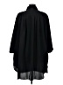 M.C 100% Polyester Black 3/4 Sleeve Blouse Size 1X - photo 2