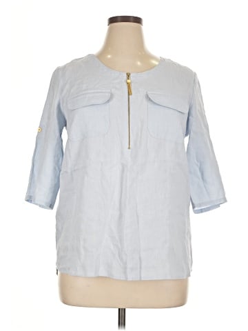 Ellen Tracy 3/4 Sleeve Button-Down Shirt (view 1)