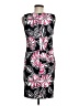 Assorted Brands Print Black Cocktail Dress Size 8 - photo 2