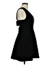 Zara Solid Black Cocktail Dress Size M - photo 4