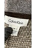 Calvin Klein 100% Merino Wool Chevron-herringbone Gray Wool Pullover Sweater Size M - photo 6