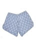 Simply Noelle 100% Rayon Argyle Blue Shorts Size Lg - XL - photo 1