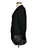 Beyond Vintage 100% Silk Black Long Sleeve Silk Top Size S - photo 5