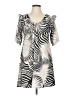 Another Reason Animal Print Silver Casual Dress Size 10 - photo 1
