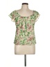 Karin Stevens Green Short Sleeve Blouse Size 10 (petite) - photo 1