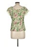 Karin Stevens Green Short Sleeve Blouse Size 10 (petite) - photo 2