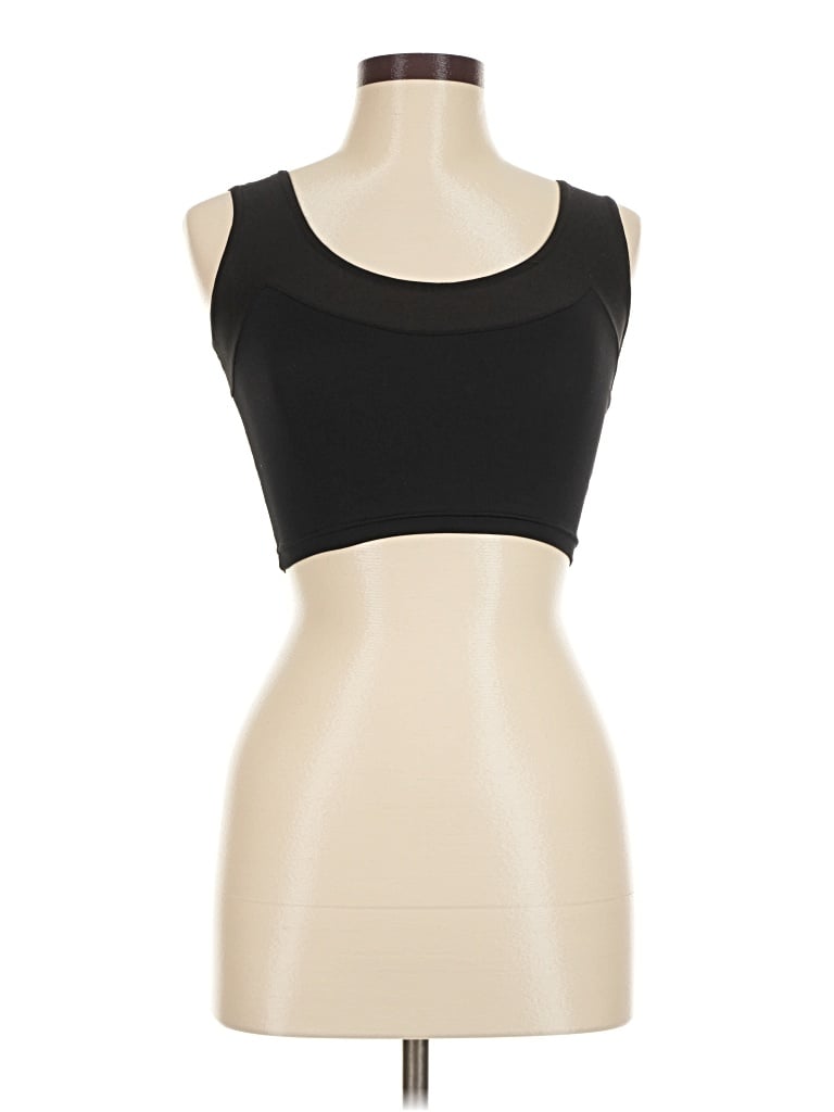 Pre-owned Onyx Sleeveless Top Black Strapless Neckline Tops