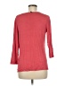 U-Knit Red Pink 3/4 Sleeve Top Size M - photo 2