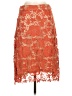 ECI Orange Casual Skirt Size 4 - photo 1