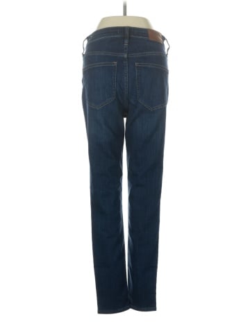 Madewell Curvy High-Rise Skinny Jeans in Sussex Wash: TENCEL&trade; Denim Edition (view 2)
