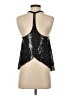 Saylor 100% Polyester Silver Sleeveless Blouse Size XS - photo 2