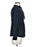 Pull&Bear Blue Long Sleeve Blouse Size M - photo 4