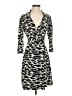 Laundry by Design Animal Print Ivory Black Cocktail Dress Size XS - photo 1