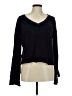 NATION LTD 100% Cotton Black Blue Pullover Sweater Size M - photo 1