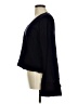 NATION LTD 100% Cotton Black Blue Pullover Sweater Size M - photo 5