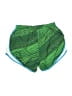 Nike 100% Polyester Graphic Green Athletic Shorts Size S - photo 2