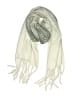 Mersea 100% Polyester Ivory Gray Scarf One size - photo 1