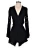 L Space 100% Rayon Solid Black Romper Size S - photo 1