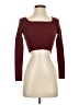 Shein Burgundy Cardigan Size XXS (estimated) - photo 1