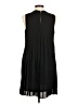 DR2 100% Polyester Solid Black Casual Dress Size M - photo 2