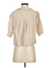 Zara Tan 3/4 Sleeve Button-Down Shirt Size XS - photo 2