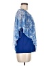 Naif Blue Short Sleeve Blouse Size M - photo 4