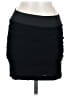 Stooshy 100% Polyester Solid Black Casual Skirt Size M - photo 1