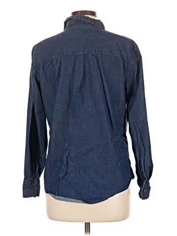 Faded Glory Long Sleeve Button-Down Shirt (view 2)