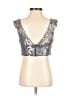 Alyce 100% Polyester Silver Sleeveless Blouse Size 000 - photo 2