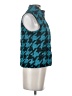 Relativity 100% Polyester Houndstooth Teal Vest Size S (petite) - photo 4