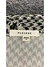 Pleione 100% Polyester Houndstooth Silver Long Sleeve Blouse Size M - photo 7