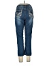 Maurices Solid Blue Jeans Size 11 - 12 - photo 2