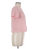Shein 100% Polyester Tweed Pink Short Sleeve T-Shirt Size 6 - photo 4