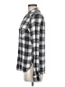 Paige Plaid Silver Long Sleeve Button-Down Shirt Size M - photo 5