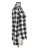 Paige Plaid Silver Long Sleeve Button-Down Shirt Size M - photo 4