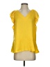 MICHAEL Michael Kors Yellow Short Sleeve Top Size S - photo 1