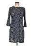 Tommy Hilfiger Paisley Gray Casual Dress Size 10 (petite) - photo 1