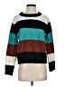 Selected Femme Color Block Teal Pullover Sweater Size S - photo 1