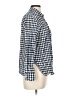 J.Crew Checkered-gingham Blue Long Sleeve Button-Down Shirt Size 10 - photo 4