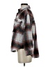 Dizzy Lizzy 100% Polyester Plaid Gray Long Sleeve Blouse Size S - photo 5