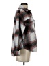 Dizzy Lizzy 100% Polyester Plaid Gray Long Sleeve Blouse Size S - photo 4