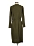 Max Studio Solid Green Casual Dress Size XS - photo 2