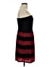 Fascination 100% Polyester Color Block Black Cocktail Dress Size M - photo 4