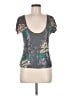 Triangl 100% Nylon Green Short Sleeve Top Size 6 - photo 1
