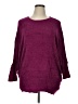 Nina Leonard 100% Polyester Purple Pullover Sweater Size XL - photo 1